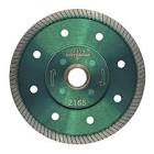 [AUS-2165] DISCO DE DIAMANTE 4.1/2"X0.04"X7/8" CON REFUERZO CENTRAL PARA CORTE DE GRANITO  VERDE PLATA
