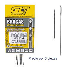 [URR-BNM74] BROCA DE ZANCO RECTO NUMERICA #74 A.A.V. PUNTA 118 ACERO M2 (USO INDUSTRIAL)