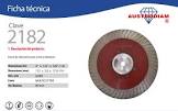 [AUS-2182] DISCO DE DIAMANTE 9"X1/8"X5/8-11H PAR CORTE Y DESBASTE (MULTICUTTER)