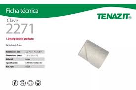 [TEN-2271] CARTUCHO RECTO DE FELPA 1/2" X 1" X 1/8" 8000 RPM PARA MOTO-TOOL