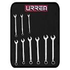 [URR-1200BL] JUEGO DE LLAVES COMBINADAS STD (12 PTAS) PULIDO ESPEJO (9 PZAS) EXTRALARGAS EN RACK