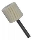 [TEN-2300] RUEDA FLAP DE FELPA DE LANA 1"X1"X1/4" C/VASTAGO