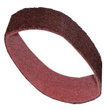 [TEN-2327] BANDA DE FIBRA 4" X 13" GRANO MEDIO MARRON PARA LIJADORA SATINADORA