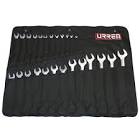 [URR-1200QMA] JUEGO DE LLAVES COMBINADAS MM 25 PZAS ESTUCHE VINIL SATINADAS