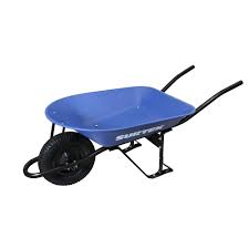 [SUR-CAT40S] CARRETILLA CON BASTIDOR MET AZUL (CATRS) 4FT LLANTA SOLIDA