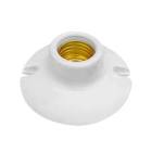 [IUS-310731] PORTA LAMPARA DE PORCELANA TECHO REDONDA 3" (133)