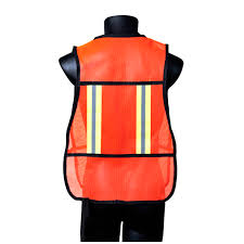 [JYR-JYR-1019CR] CHALECO REFLEJANTE NARANJA (FRENTE YDORSO)
