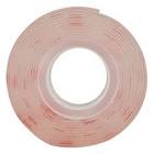 [SUR-CDCT25] CINTA DE ESPUMA DOBLE CARA 1" (25MM) X 2 MT TRASPARENTE USO LIGERO INTERIORES