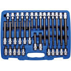 [URR-CH108] JUEGO DE DADOS CON PUNTA TORX, HEX ESTANDAR & METRICOS CUADRO 3/8" (22 PZAS)