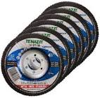 [TEN-2836] JUEGO DE DISCOS DE LIJA 4.1/2"X7/8" G80 (5 PZAS) (TENAZIT)