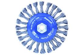 [TEN-2839] CARDA CIRCULAR ALAMBRE TRENZADO 7"X0.020"X5/8-11 ACERO INOXIDABLE (EASY-CUT)