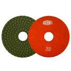 [AUS-2872] PAD DIAMANTADO TRABAJO EN HUMEDO 4" G200 CON VELCRO PARA PULIDO DE PIEDRA (EASY-CUT)