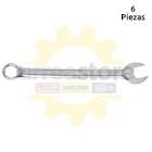 [URR-1218H] LLAVE COMBINADA 9/16" 6 PTAS PULIDO ESPEJO