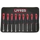[URR-CH210L] JUEGO DE 9 DESTORNILLADORES BIMATERIAL EN CAJA METRICOS