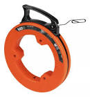 [KLE-56331] GUIA JALACABLE 15 M ALAMBRE PLANO DE ACERO 1/8 CON CARRETE