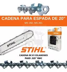 [SUR-CMS20] CADENA PARA MOTOSIERRA 20" PASO 0.325" CAL. 0.058"