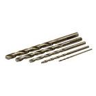 [URR-CO5121] JUEGO DE BROCAS DE ZANCO RECTO FRACCIONAL 1/16"-3/8"  A.A.V. COBALTO ACERO M35 (21 PZAS)