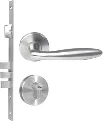 [PRO-CPF2-1062-US32D] CERRADURA DE MANIJA TOSCANA ACERO INOXIDABLE + CERROJO LLAVE/LLAVE ACERO INOX. LLAVE DE PUNTOS