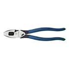 [TUL-D215-9] PINZA PARA ELECTRICISTA 9.1/4" UNIVERSAL CORTE LATERAL CON JALAGUIAS Y PONCHA TERMINALES