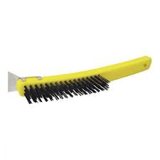 [SUR-123259] CEPILLO DE ALAMBRE 1"X0.014" 3X17 HILERAS ACERO CON RASQUETA