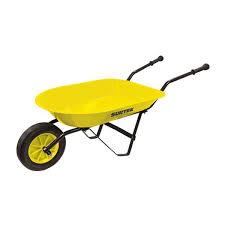 [SUR-CT07] CARRETILLA 1.0 FT BASTIDOR D/MET AMARILLA PARA NIÑOS LLANTA SOLIDA