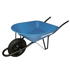 [SUR-CT502W] CARRETILLA 5.0 FT BASTIDOR D/MAD AZUL (CTJRM2) C/CHUMACERA LLANTA NEUMATICA CAL 20