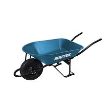 [SUR-CT504W] CARRETILLA 5.0 FT BASTIDOR D/MAD AZUL (CTJRM4) C/CHUMACERA LLANTA REFORZADA CAL 20