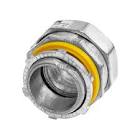 [SUR-136836] CONECTOR PARA TUBO FLEXIBLE LIQUID TIGHT RECTO 1" ZAMAC CROMO SATINADO