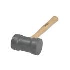 [URR-1368G] MAZO DE HULE 22OZ GRIS