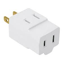 [AXO-AM08] ADAPTADOR DE CLAVIJA PLANO BLANCO