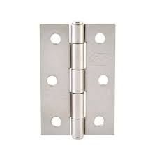 [LOC-LBA10NI] BISAGRA LIGERA RECTANGULAR 1" X 1" (25MM X 25MM) NIQUEL SATINADO CON TORNILLOS