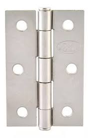 [LOC-LBA15NI] BISAGRA LIGERA RECTANGULAR 1.1/2" X 1.3/8" (31MM X 34MM) NIQUEL SATINADO CON TORNILLOS