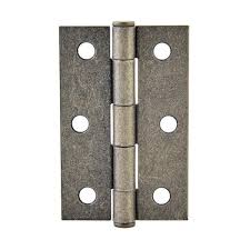 [LOC-LBA25LA] BISAGRA LIGERA RECTANGULAR 2.1/2" X 1.3/4" (61MM X 44MM) LATON ANTIGUO CON TORNILLOS
