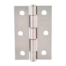 [LOC-LBA30NI] BISAGRA LIGERA RECTANGULAR 3" X 2" (74MM X 48MM) NIQUEL SATINADO CON TORNILLOS