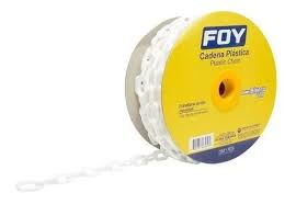 [FOY-143426] CADENA PLASTICA 8MM 5/16" CARRETE DE 25M NARANJA