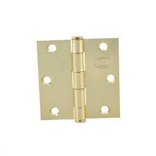 [LOC-LBC20LB] BISAGRA LIGERA CUADRADA 2" (48MM) LATON BRILLANTE CON TORNILLOS