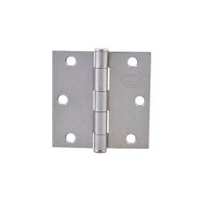 [LOC-LBC25NS] BISAGRA LIGERA CUADRADA 2.1/2" (61MM) NIQUEL SATINADO CON TORNILLOS