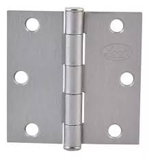 [LOC-LBC30NS] BISAGRA LIGERA CUADRADA 3" (74MM) NIQUEL SATINADO CON TORNILLOS