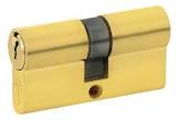 [LOC-LC60QLB] CILINDRO PARA PARA GATILLO 60 MM LATON BRILLANTE EUROPEO LLAVE PUNTOS