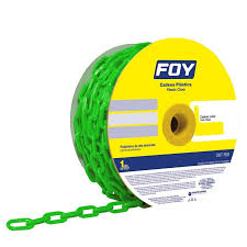 [FOY-143432] CADENA PLASTICA 3MM 1/8" 50M VERD
