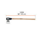 [SUR-LE3M] HACHA DE LABOR ENTERA 3LB MANGO LARGO
