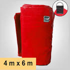 [FOY-LEM4X6R] LONA 4.0X6.0 MTS (13.1x19.6 FT) COLOR ROJO