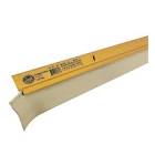[LOC-LGP100D] GUARDAPOLVOS 1MT DE ALUMINIO PARA TODO TIPO DE PUERTAS COLOR ORO
