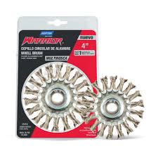 [WAR-70993] CARDA CIRCULAR ALAMBRE TRENZADO 4"X0.020"X5/8-11"-M14X1.1/2" (WARRIOR)