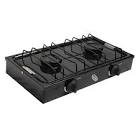 [FOY-144712] PARRILLA DE GAS LP 2 QUEMADORES NEGRO