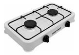 [FOY-144713] PARRILLA DE GAS LP 2 QUEMADORES BLANCO