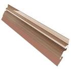 [LOC-14GP] GUARDAPOLVOS AUTOMATICO 1MT DE ALUMINIO PARA TODO TIPO DE PUERTAS ACABDO BRONCE