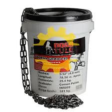 [SUR-150862] CADENA PULIDA 5/16 " GRADO 30 CUBETA 50 KG