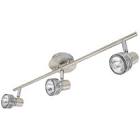 [SUR-LSL03] LAMPARA DE LEDS TIPO SPOT 3 CABEZAS GIRATORIAS 9 W 300MM X 105MM CUERPO DE ALUMINIO
