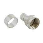 [SUR-153201] CONECTOR TIPO CAMPANA PLUG RG6 BOLSA CON 4 PZAS